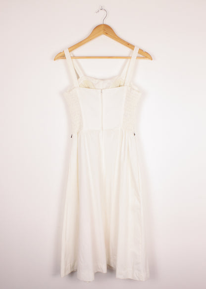 Sarafan in white