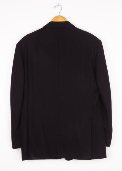 Women's woolen jacket in navy