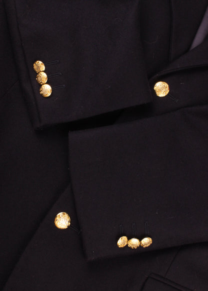 Women's woolen jacket in navy