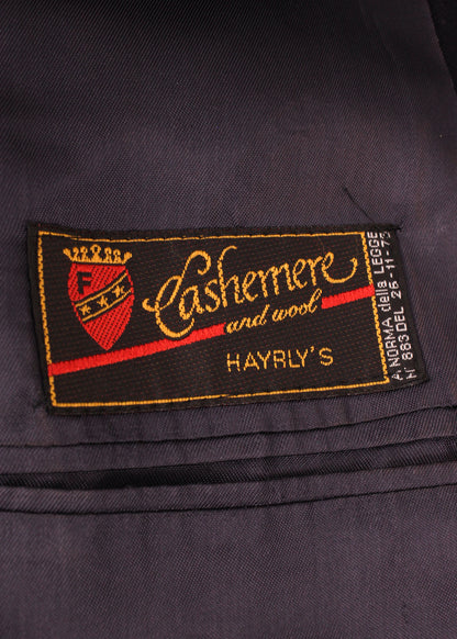 Women's woolen jacket in navy