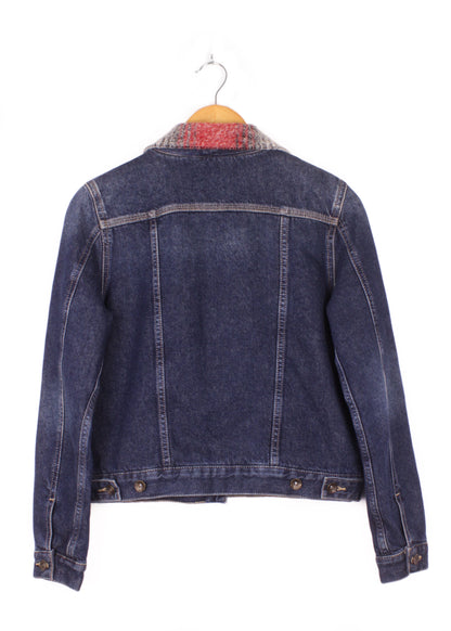 Denim sherpa jacket