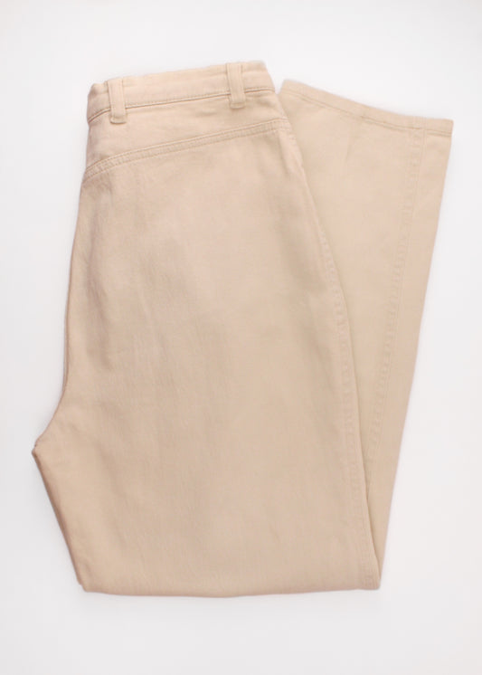 Vintage jeans in cream