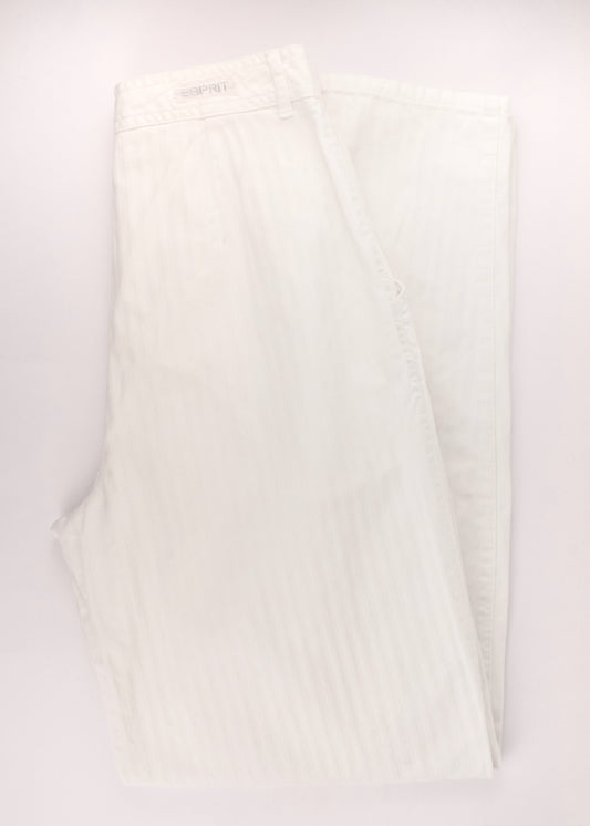 Esprit striped white jeans