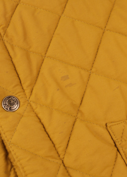 Vintage quilted jacket in mustard