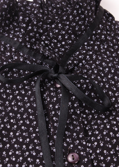 Vintage blouse in black