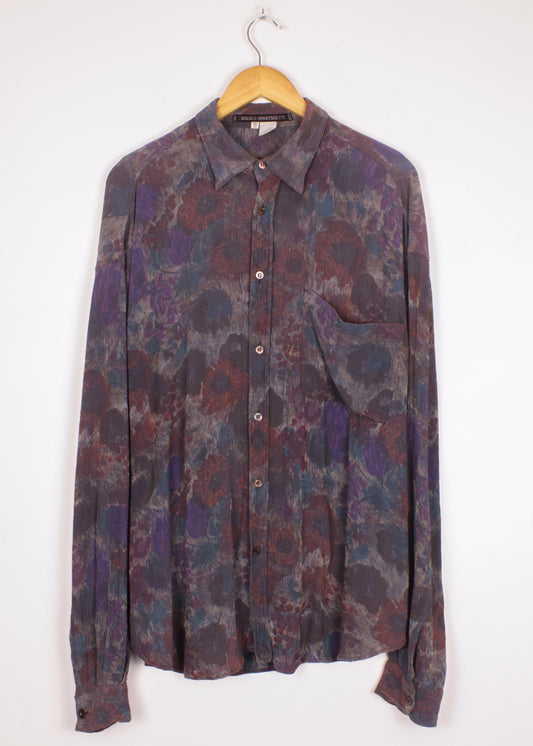 Vintage printed blouse
