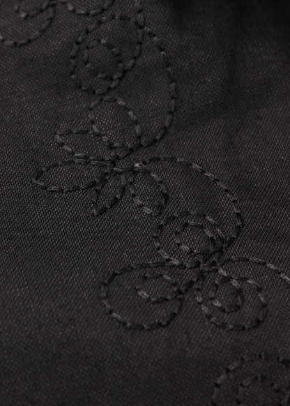 Linen black blouse