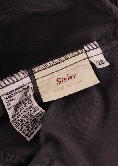 Corduroy skirt in bluish grey