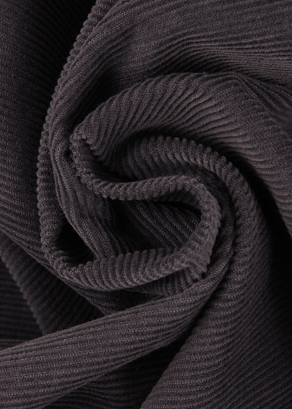 Corduroy skirt in bluish grey