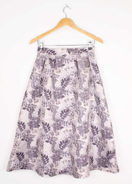 Midi skirt in light blue