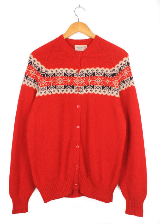 Christmas cardigan in red