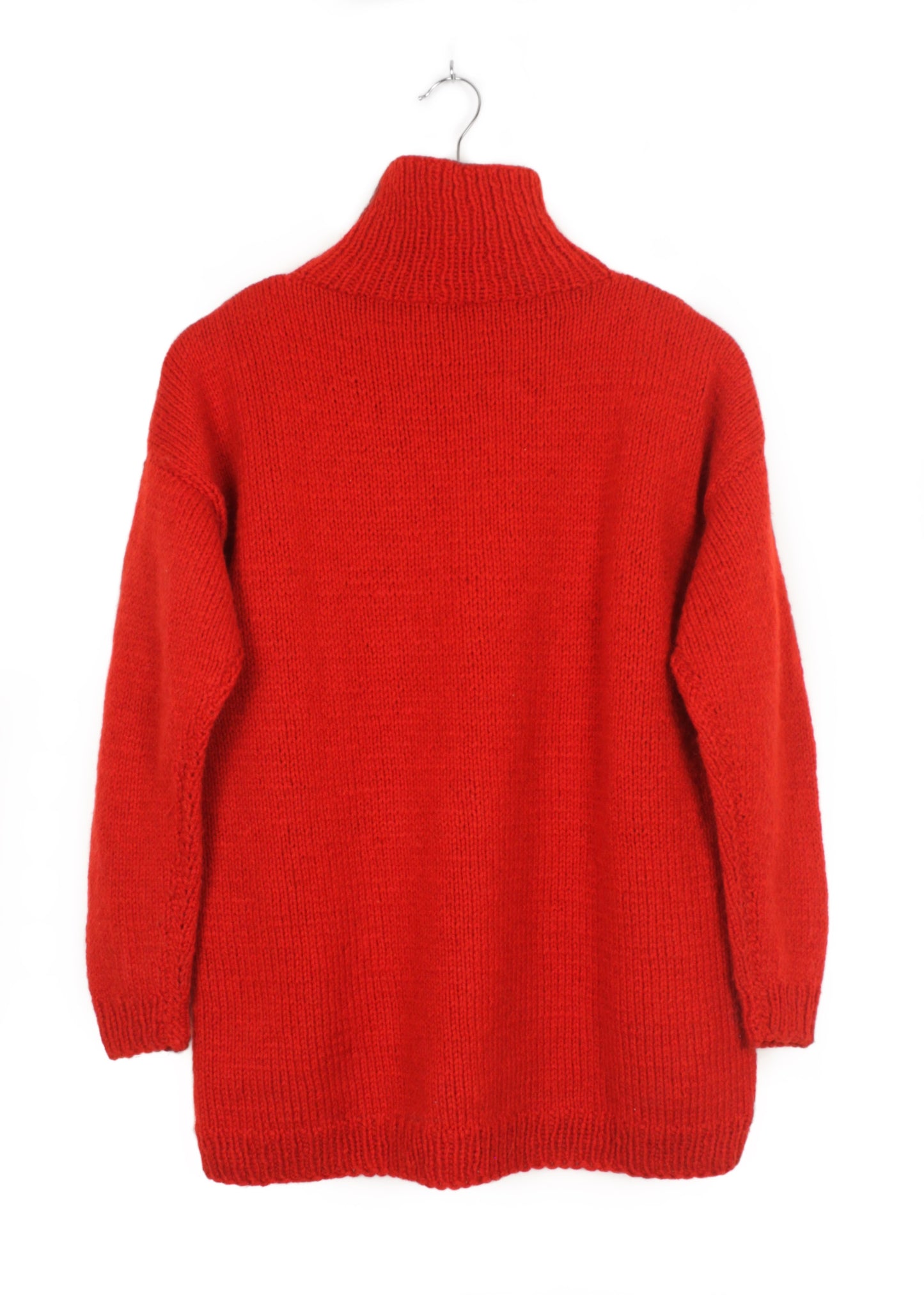 Vintage turtle neck sweater in red