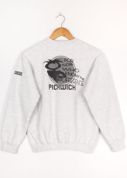 Vintage basic sweatshirt in cloud grey