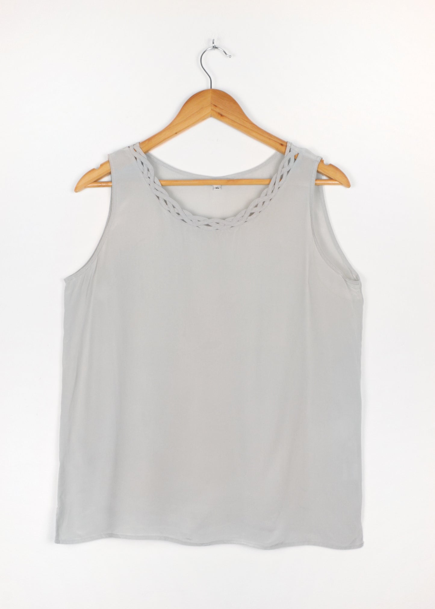 Silk top light turquoise