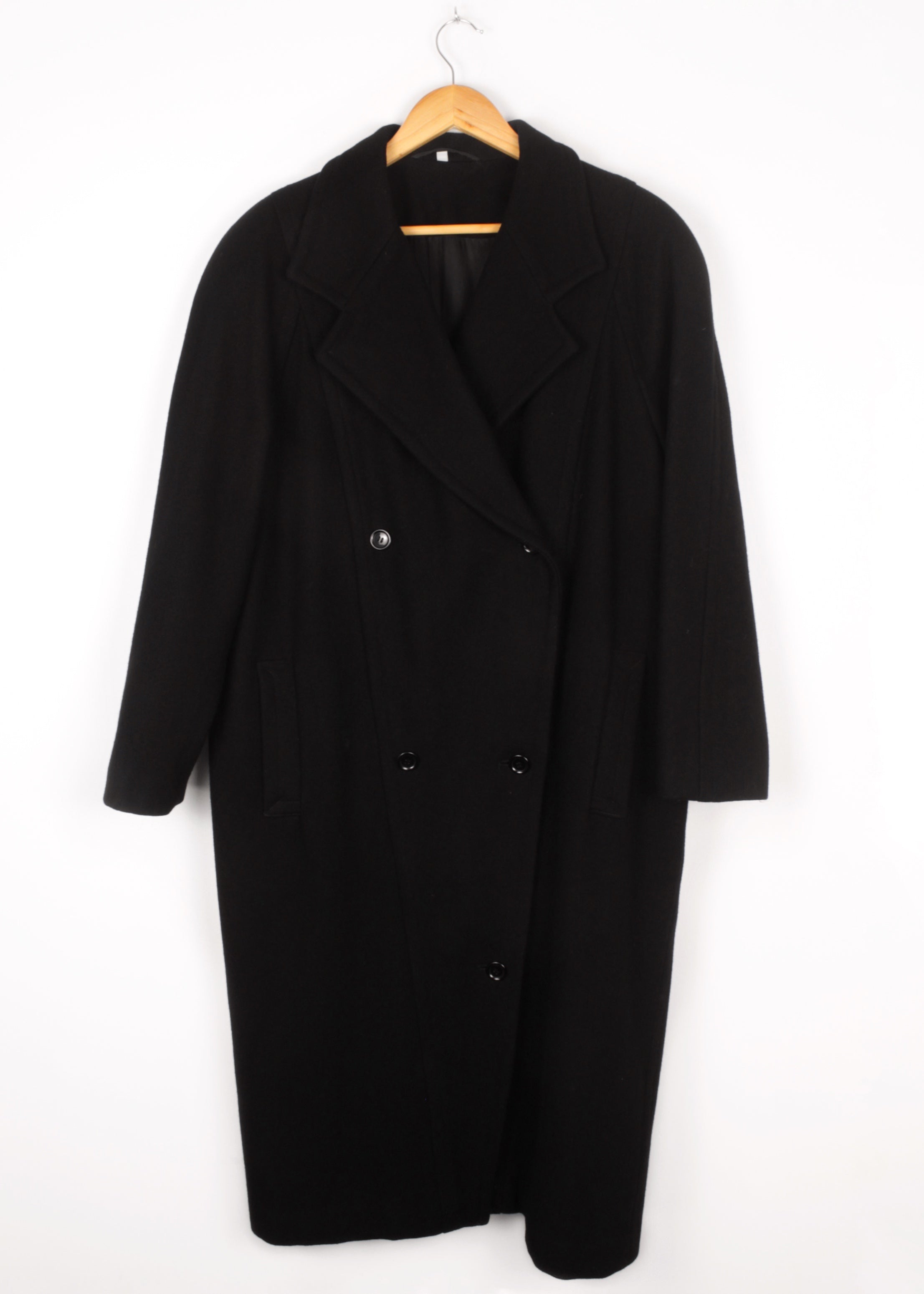 Vintage 80s coat in black – Old's Cool Store