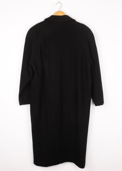 Vintage 80s coat in black