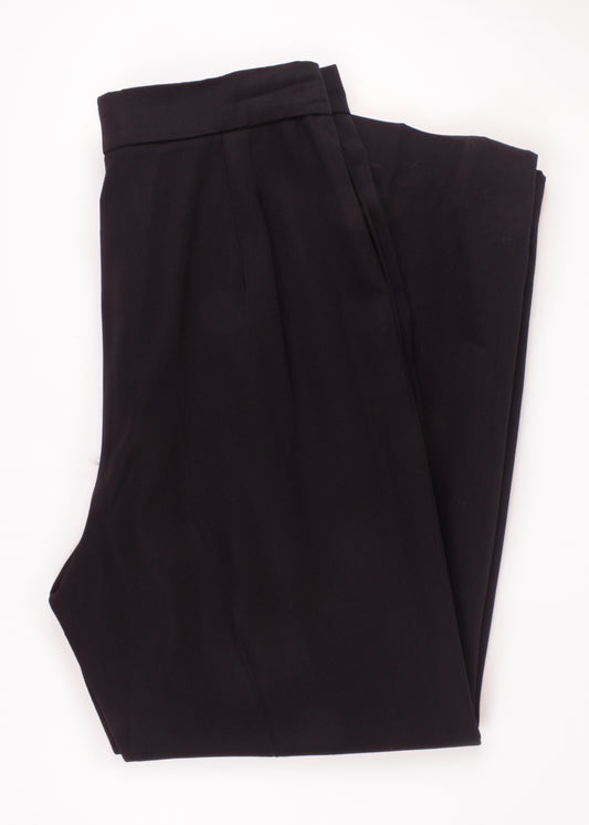 Vintage woolen trousers in navy