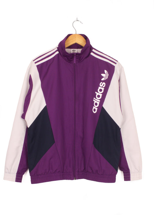 Adidas windbreaker in purple