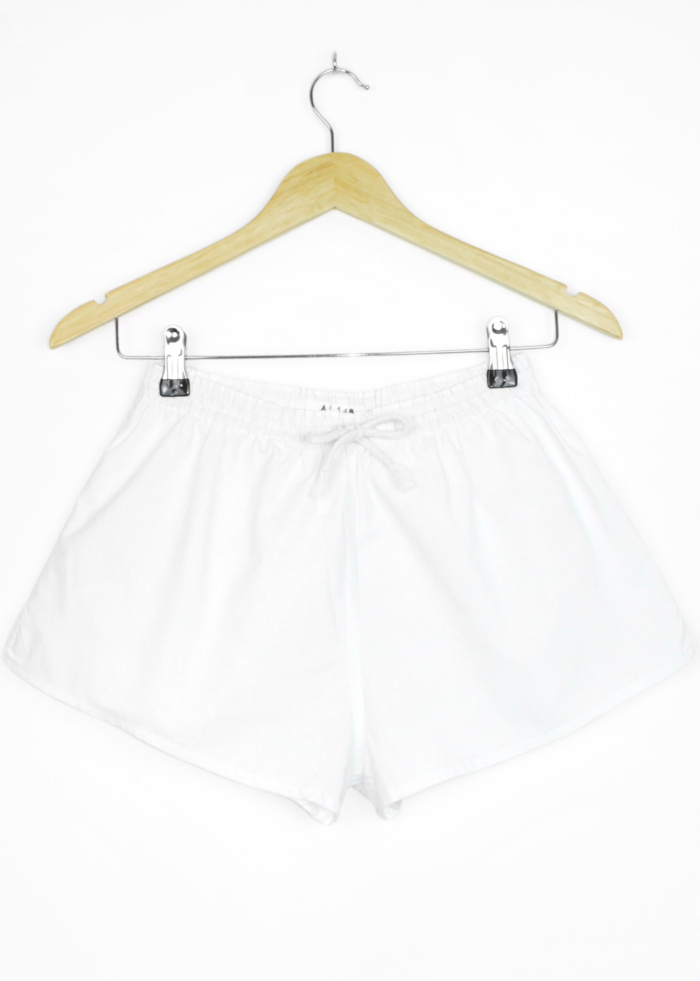 Vintage sport shorts in white