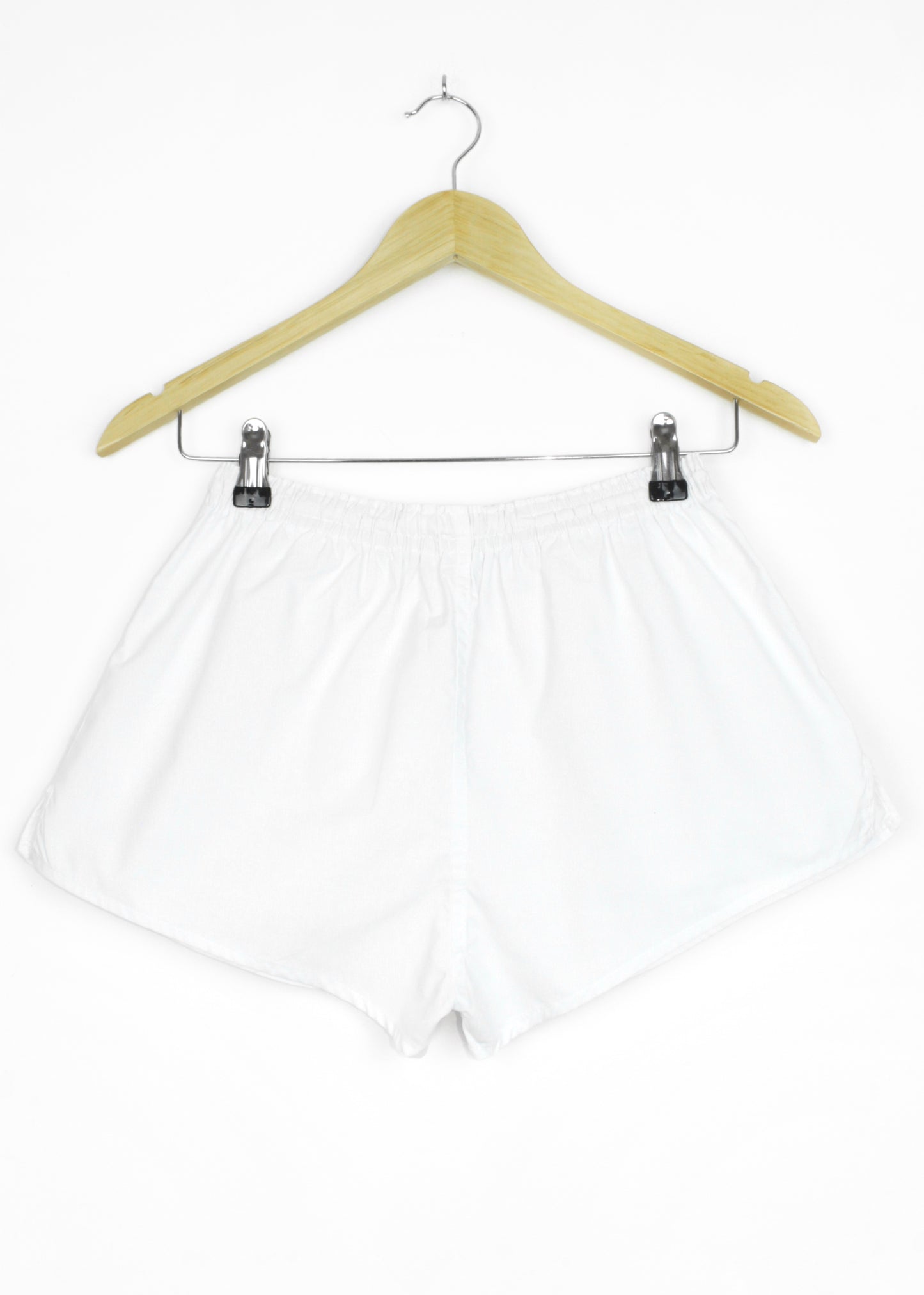 Vintage sport shorts in white