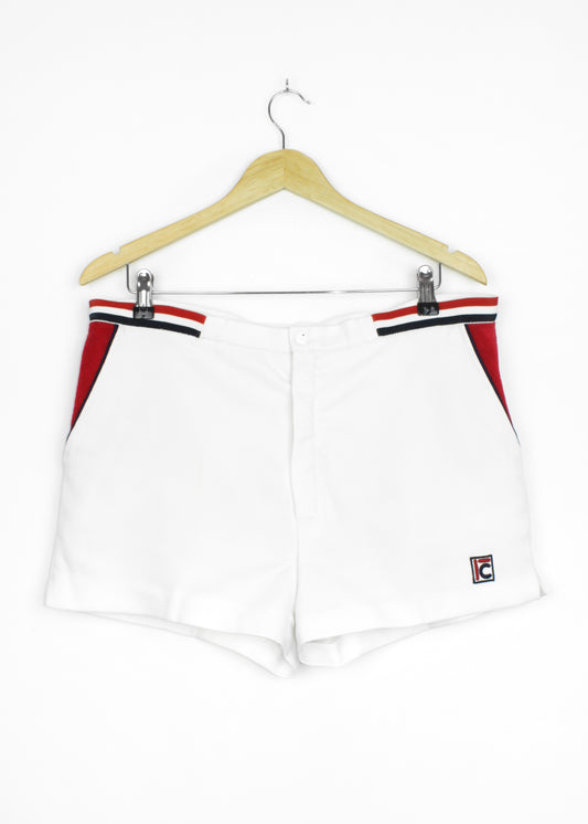 Vintage tennis shorts in white (with pockets)