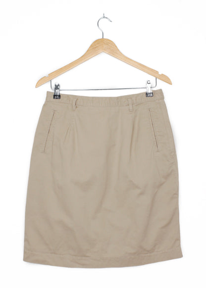 Levi's Dockers jean skirt in light olive